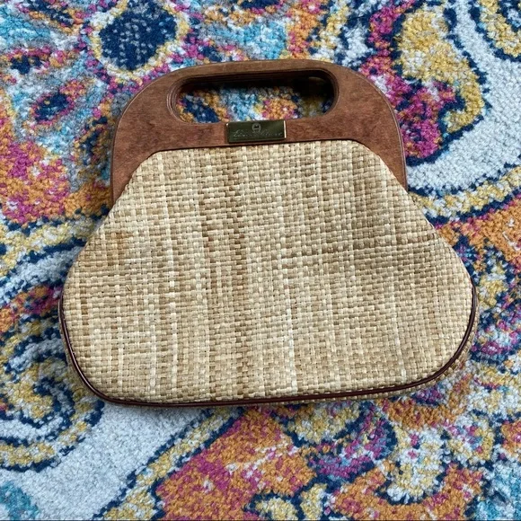 SOLD Vintage 60s/70s Etienne Aigner Bermuda Purse - Picture 2 of 5